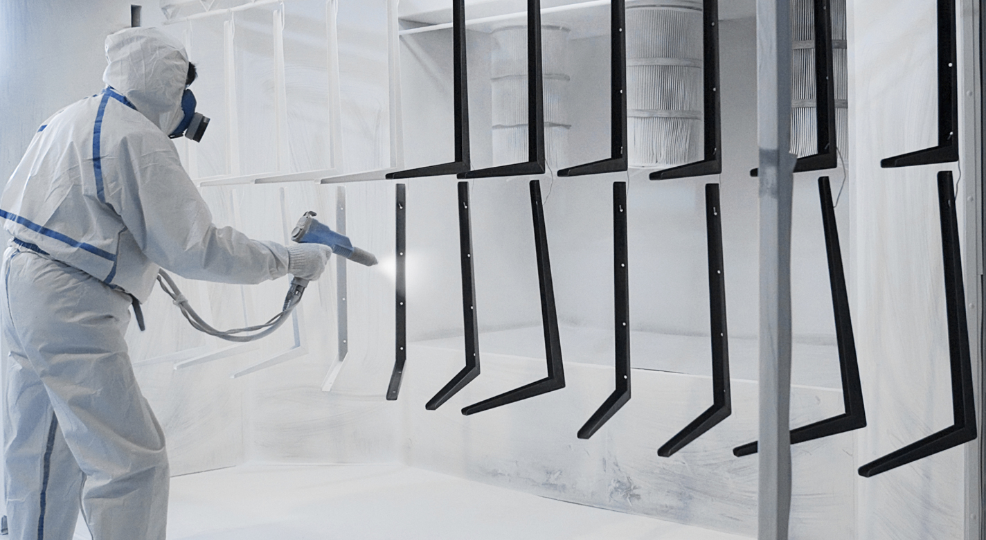 top quality back powdercoating